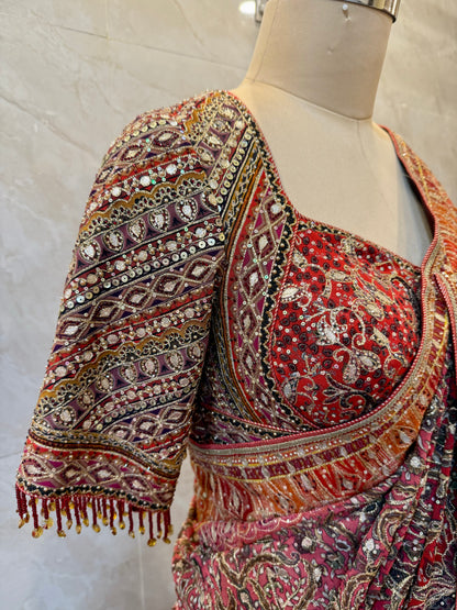 Multicolor Saree